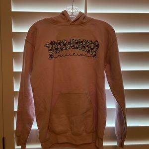 Light pink Thrasher Hoodie!
